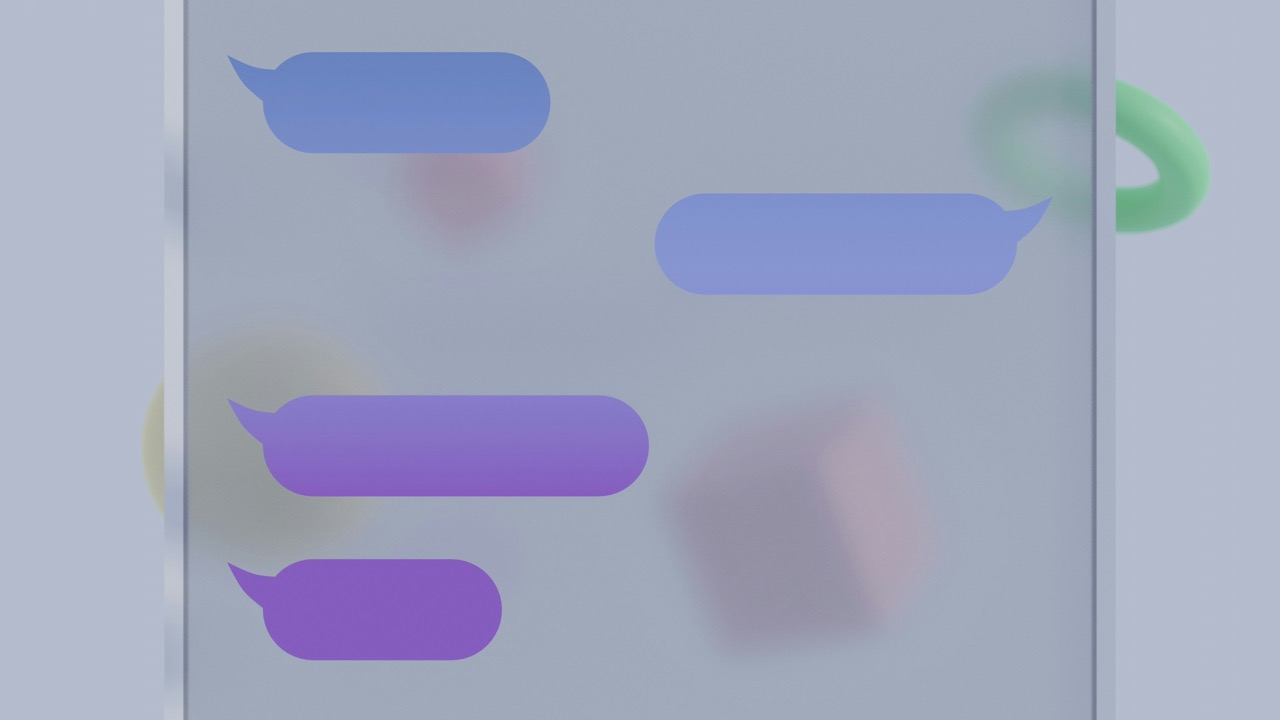 Schema eines KI-Chatbot Nachrichtenverlaufs