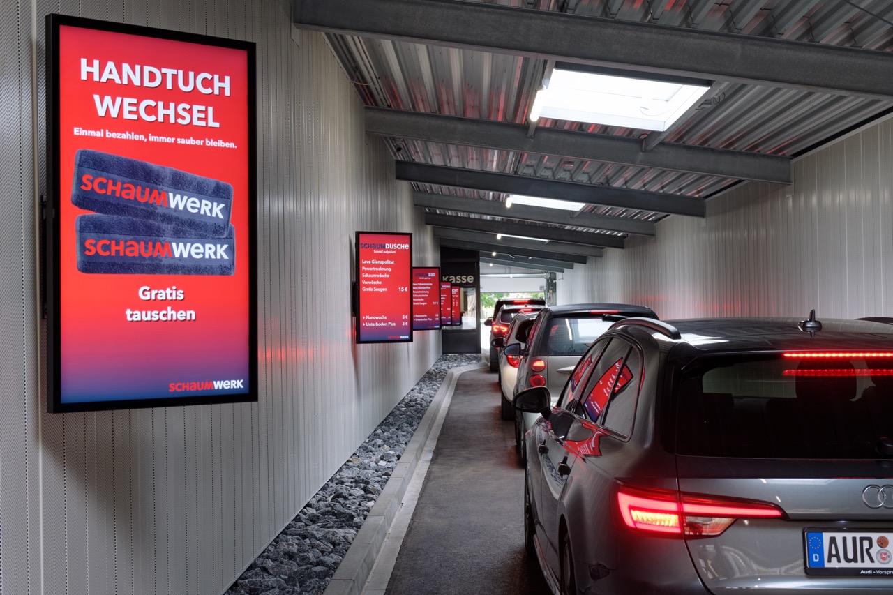 Digital Signage Displays im Schaumwerk Hildesheim
